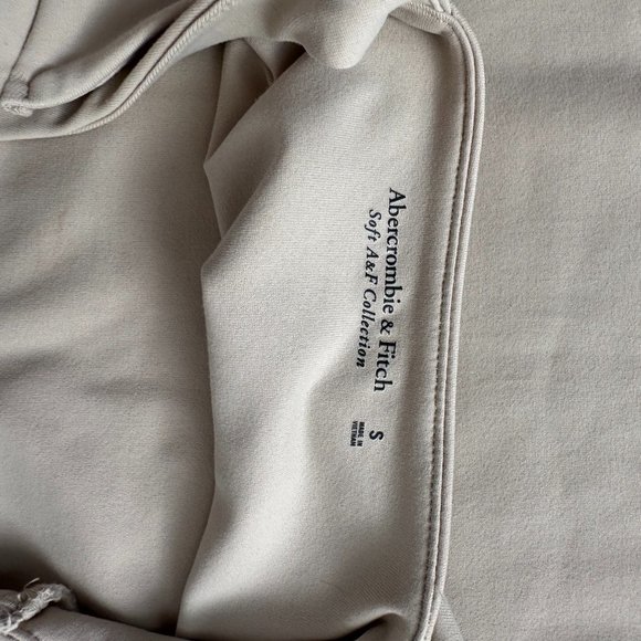 Abercrombie And Fitch Double Layered Corset Bodysuit Tan Nude - Picture 2 of 3